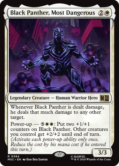 Black Panther, Most Dangerous (Commander: Marvel Super Heroes) Near Mint
