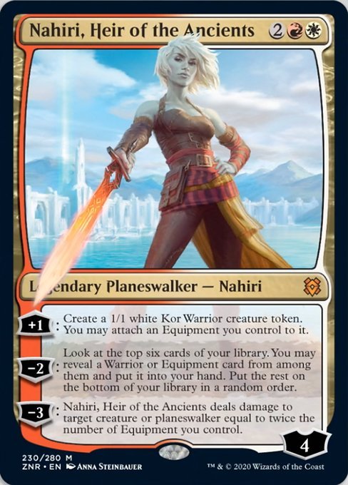 Nahiri, Heir of the Ancients (Zendikar Rising) Near Mint - Nick Nack's Full Frontal Attack