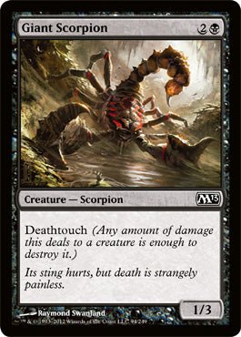 Giant Scorpion (Magic 2013 Core Set) Near Mint - Nick Nack's Full Frontal Attack