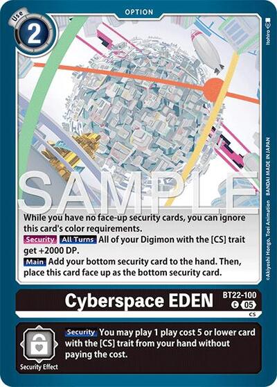 Cyberspace EDEN (Cyber Eden) Near Mint - Nick Nack's Full Frontal Attack