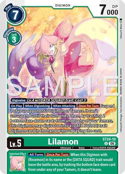 Lilamon (Starter Deck 24: Data Squad) Near Mint