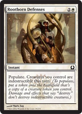 Rootborn Defenses (Return to Ravnica) Near Mint - Nick Nack's Full Frontal Attack