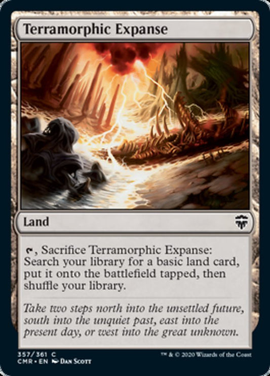 Terramorphic Expanse (Commander 2020 Commander Legends) Near Mint - Nick Nack's Full Frontal Attack