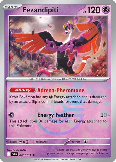 Fezandipiti (Poke Ball Pattern) (SV: Prismatic Evolutions) Near Mint Holofoil