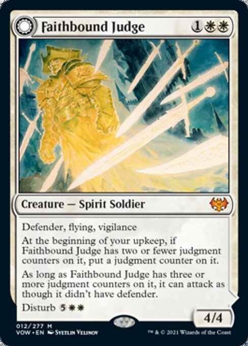 Faithbound Judge / Sinner's Judgment (Innistrad: Crimson Vow) Near Mint - Nick Nack's Full Frontal Attack