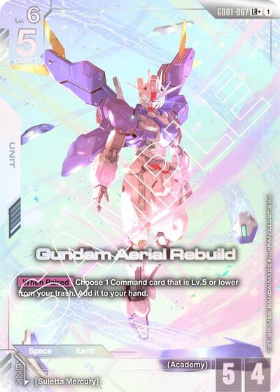 Gundam Aerial Rebuild (LR+) (Newtype Rising) Near Mint Holofoil