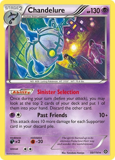 Chandelure (XY - Steam Siege) Near Mint Reverse Holofoil