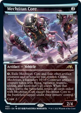 Mechtitan Core (Showcase) (Kamigawa: Neon Dynasty) Near Mint Foil - Nick Nack's Full Frontal Attack