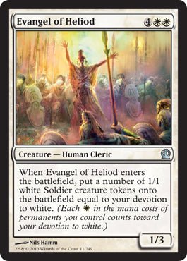 Evangel of Heliod (Theros) Near Mint - Nick Nack's Full Frontal Attack