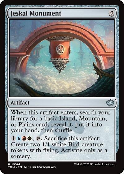 Jeskai Monument (Tarkir: Dragonstorm) Near Mint