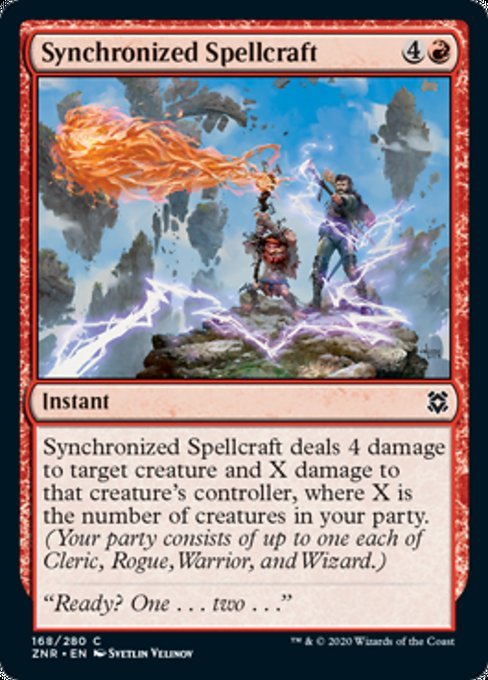 Synchronized Spellcraft (Zendikar Rising) Near Mint - Nick Nack's Full Frontal Attack