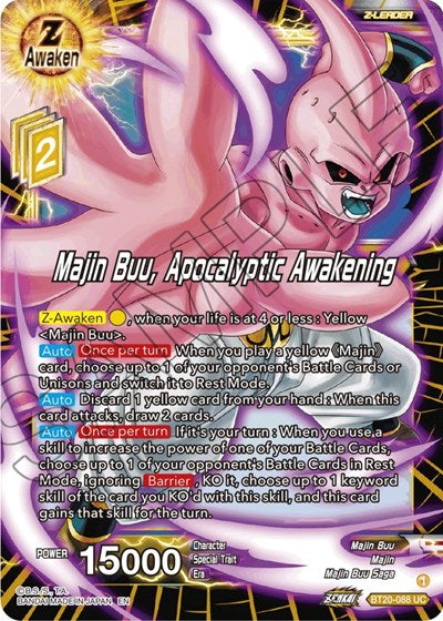 Majin Buu, Apocalyptic Awakening (Power Absorbed) Near Mint Foil