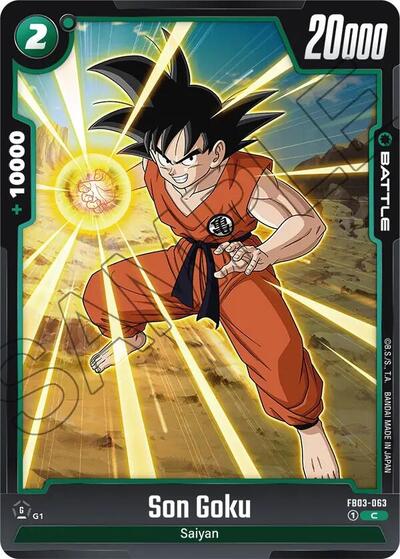 Son Goku FB03-063 (Raging Roar) Near Mint