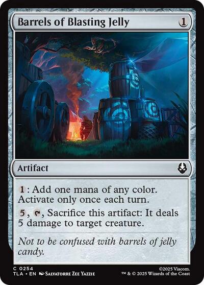 Barrels of Blasting Jelly (Avatar: The Last Airbender) Near Mint Foil