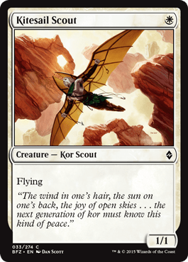 Kitesail Scout (Battle for Zendikar) Near Mint - Nick Nack's Full Frontal Attack