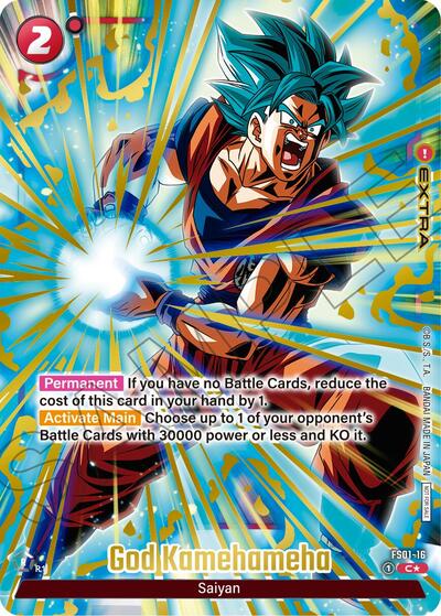God Kamehameha (Alternate Art) (Limited Pack 01) (Tournament and Championship Promos) Near Mint Holofoil