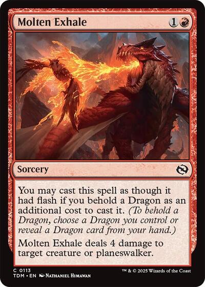 Molten Exhale (Tarkir: Dragonstorm) Near Mint