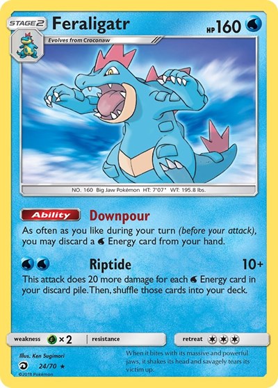 Feraligatr (Dragon Majesty) Near Mint Reverse Holofoil