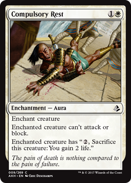 Compulsory Rest (Amonkhet) Near Mint