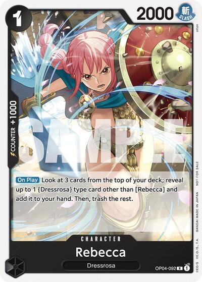Rebecca (Tournament Pack 2025 Vol. 2) (One Piece Promotion Cards) Near Mint - Nick Nack's Full Frontal Attack