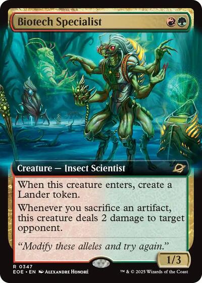 Biotech Specialist (Extended Art) (Edge of Eternities) Near Mint - Nick Nack's Full Frontal Attack
