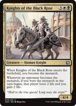 Knights of the Black Rose (Conspiracy: Take the Crown) Near Mint - Nick Nack's Full Frontal Attack