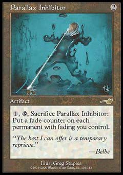 Parallax Inhibitor (Nemesis) Near Mint - Nick Nack's Full Frontal Attack