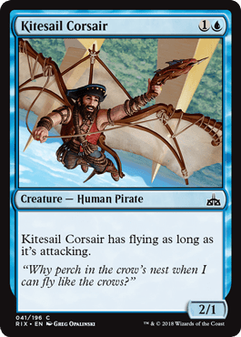 Kitesail Corsair (Rivals of Ixalan) Near Mint - Nick Nack's Full Frontal Attack
