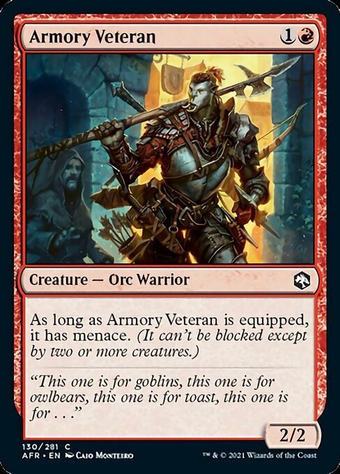 Armory Veteran (Adventures in the Forgotten Realms) Near Mint - Nick Nack's Full Frontal Attack