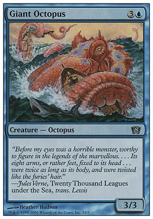 Giant Octopus (8th Edition) Near Mint - Nick Nack's Full Frontal Attack
