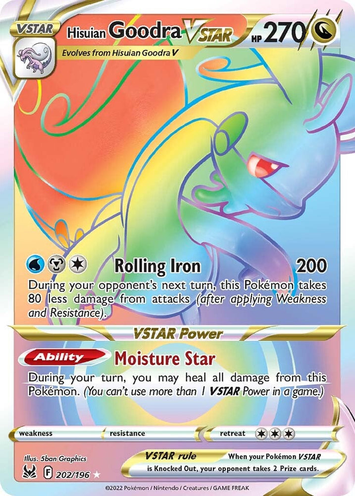 Hisuian Goodra VSTAR (202/196) [Épée et bouclier : origine perdue] 