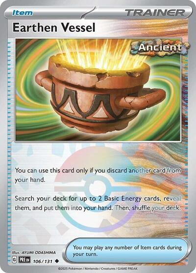 Earthen Vessel (Poke Ball Pattern) (SV: Prismatic Evolutions) Near Mint Holofoil - Nick Nack's Full Frontal Attack