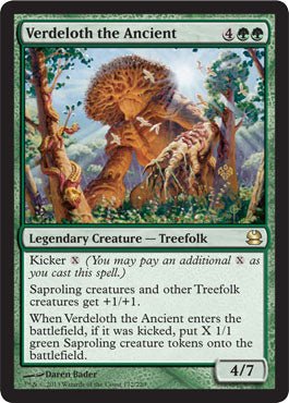 Verdeloth the Ancient (Modern Masters) Near Mint - Nick Nack's Full Frontal Attack