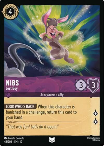 Nibs - Lost Boy (Whispers in the Well) Near Mint - Nick Nack's Full Frontal Attack