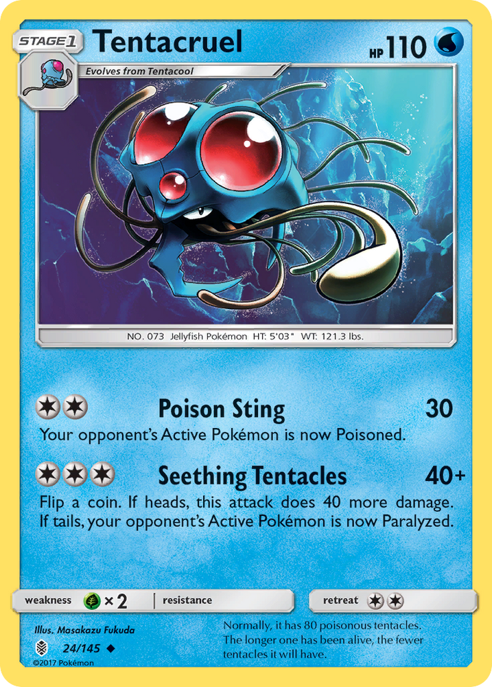 Tentacruel (24/145) [Sun &amp; Moon: Guardians Rising] 