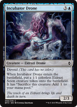 Incubator Drone (Battle for Zendikar) Near Mint - Nick Nack's Full Frontal Attack