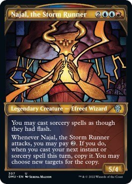 Najal, the Storm Runner (Showcase) (Dominaria United) Near Mint - Nick Nack's Full Frontal Attack