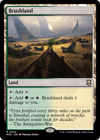 Brushland (Ripple Foil) [Modern Horizons 3 Commander]