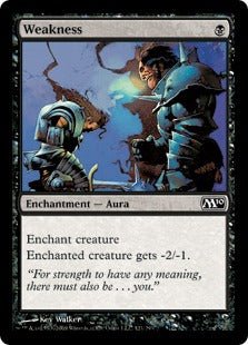 Weakness (Magic 2010 Core Set) Near Mint - Nick Nack's Full Frontal Attack