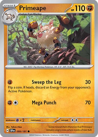 Primeape (SV08: Surging Sparks) Near Mint