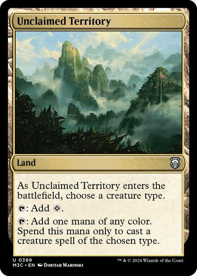 Unclaimed Territory (Commander: Modern Horizons 3) Near Mint - Nick Nack's Full Frontal Attack
