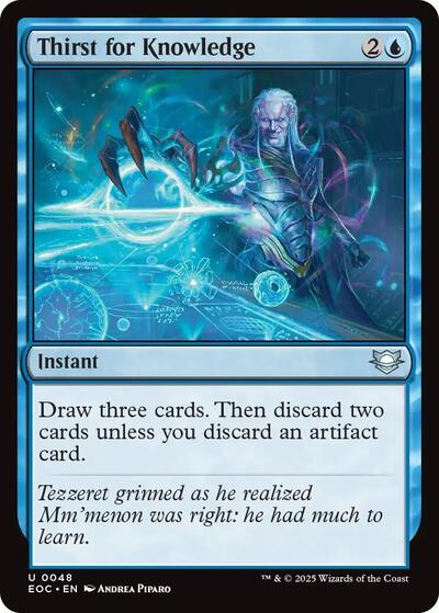 Thirst for Knowledge (Commander: Edge of Eternities) Near Mint - Nick Nack's Full Frontal Attack