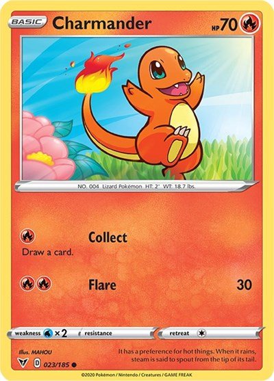 Charmander (SWSH04: Vivid Voltage) Near Mint - Nick Nack's Full Frontal Attack