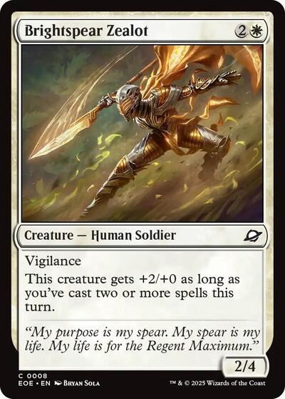 Brightspear Zealot (Edge of Eternities) Near Mint Foil - Nick Nack's Full Frontal Attack