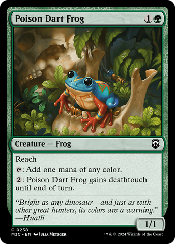 Poison Dart Frog (Ripple Foil) [Modern Horizons 3 Commander]