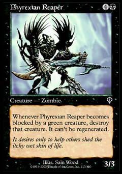 Phyrexian Reaper (Invasion) Light Play Foil - Nick Nack's Full Frontal Attack