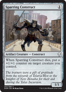 Sparring Construct (Dominaria) Near Mint - Nick Nack's Full Frontal Attack