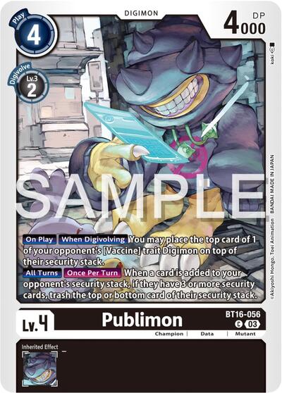 Publimon (Beginning Observer) Near Mint