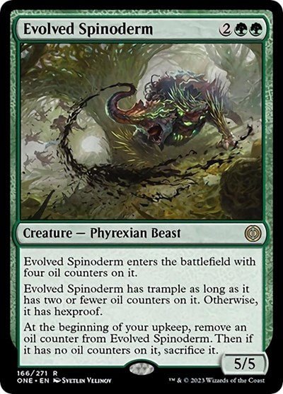 Evolved Spinoderm (Phyrexia: All Will Be One) Near Mint - Nick Nack's Full Frontal Attack