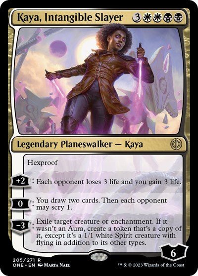 Kaya, Intangible Slayer (Phyrexia: All Will Be One) Near Mint - Nick Nack's Full Frontal Attack
